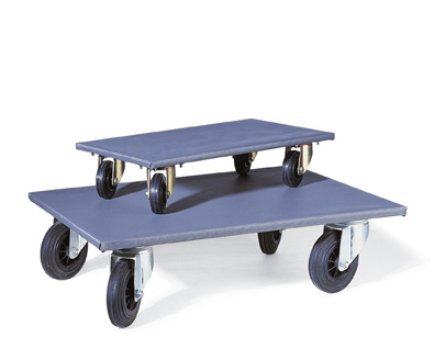 Transporthilfe/Möbelroller bis 300 kg | 35 x 60 cm (L x B), Antirutschbelag grau |