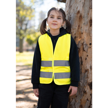 Korntex Kinder Warnweste Aarhus KWG100S signal-gelb S