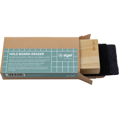 SIGEL Whiteboardlöscher BA120 Holz