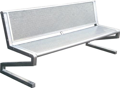 Parkbank L1990xB610xH860mm STA 86kg silber MEILLER || VE = 1 ST