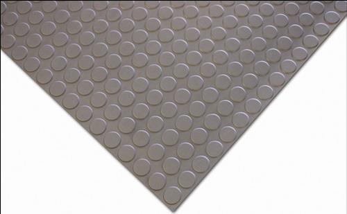 Arbeitsplatzbodenbelag Zuschnitt B1200xS4,5mm grau NBR-Gummi COBA || VE = 1 MT