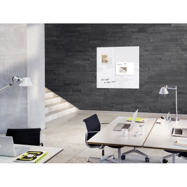 SIGEL Magnetboard Artverum GL200 1000x1000x18mm Glas schwarz