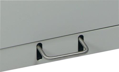 Wertstoffsammler Triplex 3x30l H920xB580xT380mm RAL7035,RAL7016,RAL1003,RAL5010 || VE = 1 ST