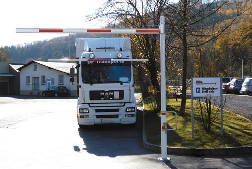 Höhenbegrenzung 5500mm drehb.z.Schr.STA weiß m.roten Streifen CRONENBERG OH || VE = 1 ST