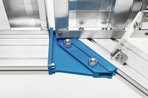 Plattformtreppe fahrbar Stufen-B.800mm senkr.H.max.2250mm A.1996mm 60Grad ZARGES || VE = 1 ST
