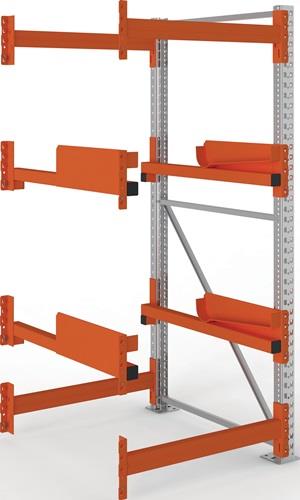 Kabeltrommelregal H5500xB1300xT1100mm Anbauregal verz.META || VE = 1 ST