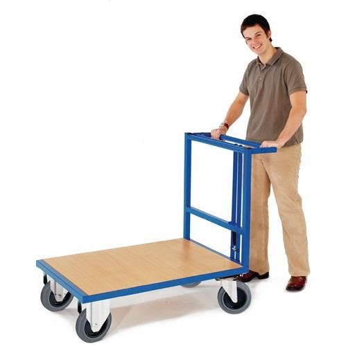 Plattformwagen Ladeflächen L1000xB700mm STA enzianblau Trgf.500kg || VE = 1 ST
