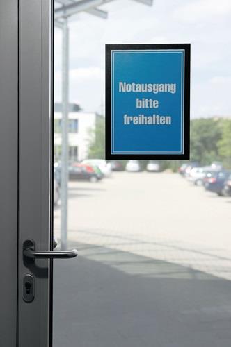 Magnetrahmen DIN A4 schwarz selbstklebende Rückenfolie 2 St./VE DURABLE || VE = 1 KT