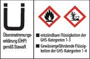 Regalwanne L2650xB1300xH435mm Stahlbl.feuerrot m.Gitterrost 1000l BAUER || VE = 1 ST