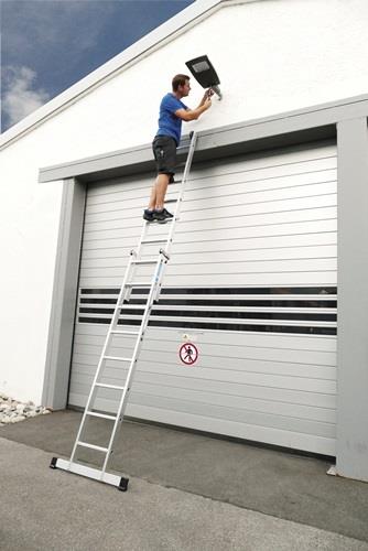 Schiebeleiter Everest Plus 2E Alu.Sprossen 2x10 H.b.5950mm Stufen/Sprossen-Kombi || VE = 1 ST