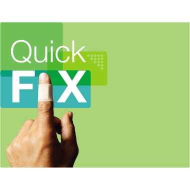 QuickFix Pflasterspender UNO 5532 weiß incl. Elastic Pflaster