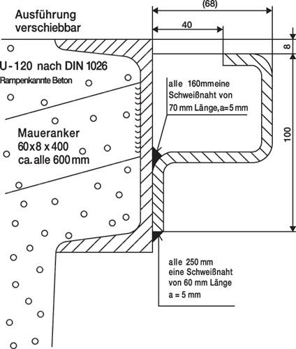 Überfahrbrücke Alu.natur L785xB1500mm Trgf.4000kg ALTEC || VE = 1 ST
