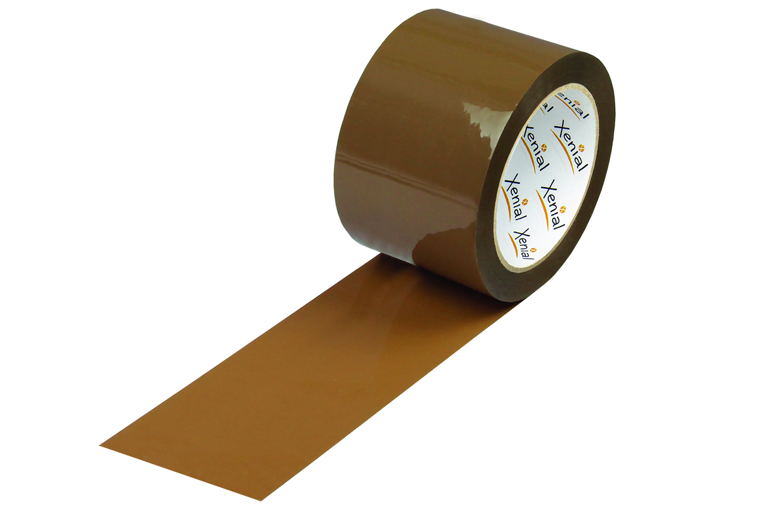 Xenial PP-Klebeband, braun, 63 µ | 75 mm x 66 lfm. | VE = 24 Stk.
