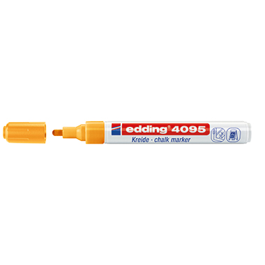 edding Kreidemarker 4095 4-4095066 2-3mm Rundspitze neonorange