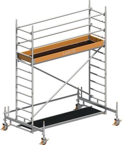 Fahrgerüst Uni Stand.P2 Arbeits-B750xL2850mm Alu.Gerüsthöhe 3580mm 2 kN/m² || VE = 1 ST