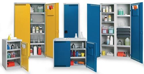 Umweltschrank H900xB1000xT500mm lichtgrau/lichtgrau 2 Wannen,22l STUMPF || VE = 1 ST