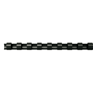 Fellowes Plastikbinderücken COMB 5346507 12mm schwarz 100 St./Pack.