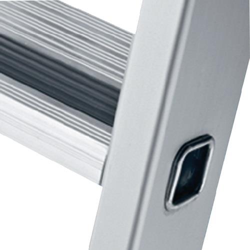 Stufenstehleiter 10 Stufen Alu.Gesamt-H.3880mm o.Rl.ZARGES || VE = 1 ST