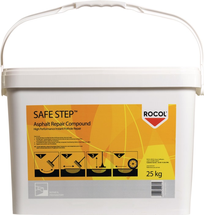 Bodenreparaturmasse SAFE STEP® Asphalt RS 42031 anth.25kg Eimer ROCOL