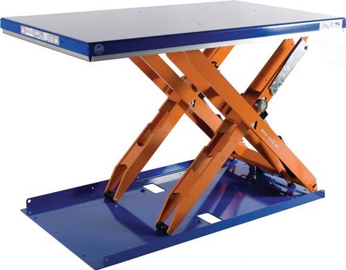 Flachformhubtisch geschl.Plattf.Trgf.600kg Hub 80-1050mm Tisch L1500xB900mm || VE = 1 ST