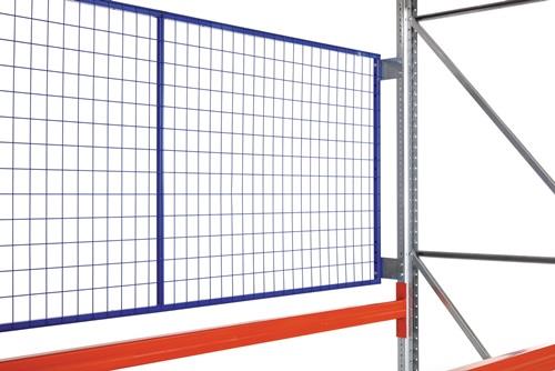 Gitterrückwand f.Palettenregal H1100mm Feldb.1825mm ku.-besch.enzianblau META || VE = 1 ST