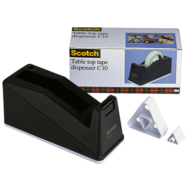 Scotch Tischabroller C10 bis 25mmx66m Kunststoff schwarz