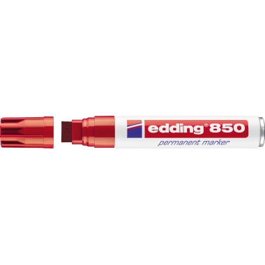 edding Permanentmarker 850 4-850002 5-16mm Keilspitze nachfüllbar rt