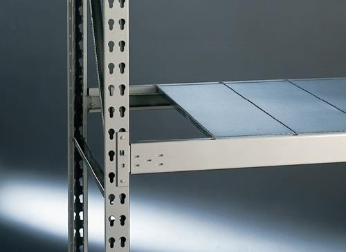 Weitspannregal H2500xB2600xT1050mm Grundregal 4 Stahlböden Trgf.490kg META || VE = 1 ST