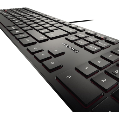 CHERRY Tastatur KC 6000 SLIM JK-1600DE-2 schwarz