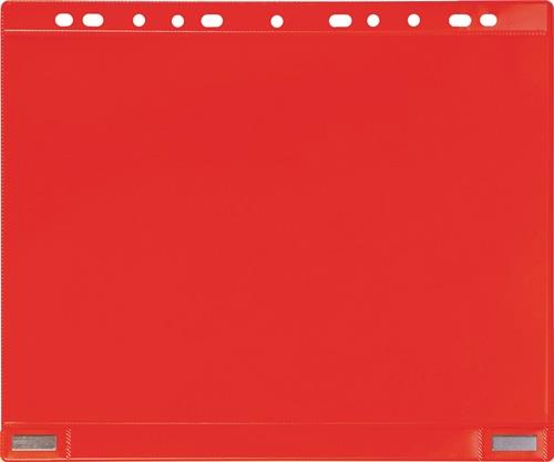 Magnetische Sichttasche B265xH315mm rot f.Format DIN A4 TARIFOLD || VE = 1 KT