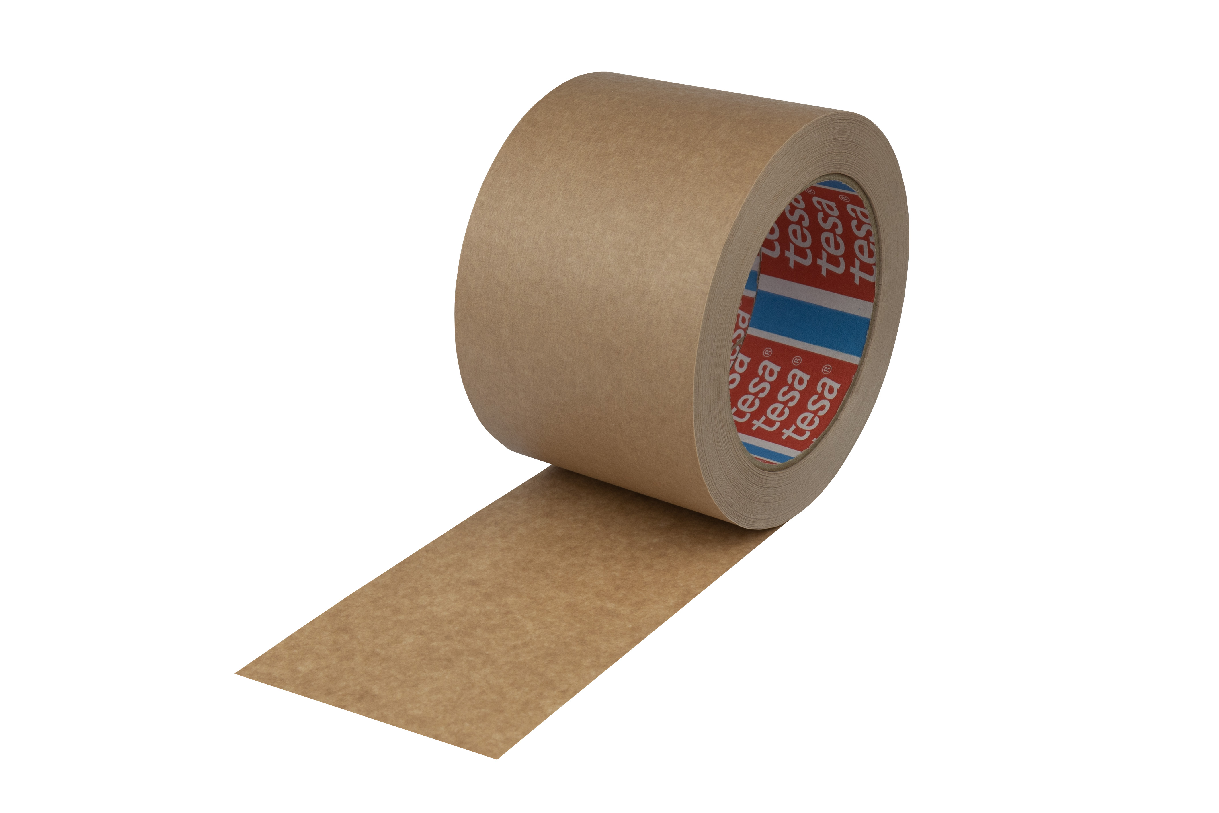 Papier-Packband, TESA 4713, 75mm breitx50lfm, 125µ,, braun, aus nachhaltigem Papier / Inhalt à VE = 24