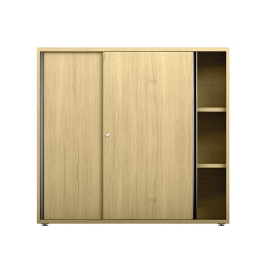Schiebetürenschrank Sedus grand slam 3OH Mittelwand eiche hell
