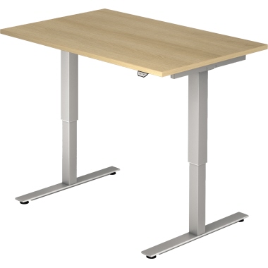 Hammerbacher Schreibtisch VXDSM12/E/S 120x80cm eiche