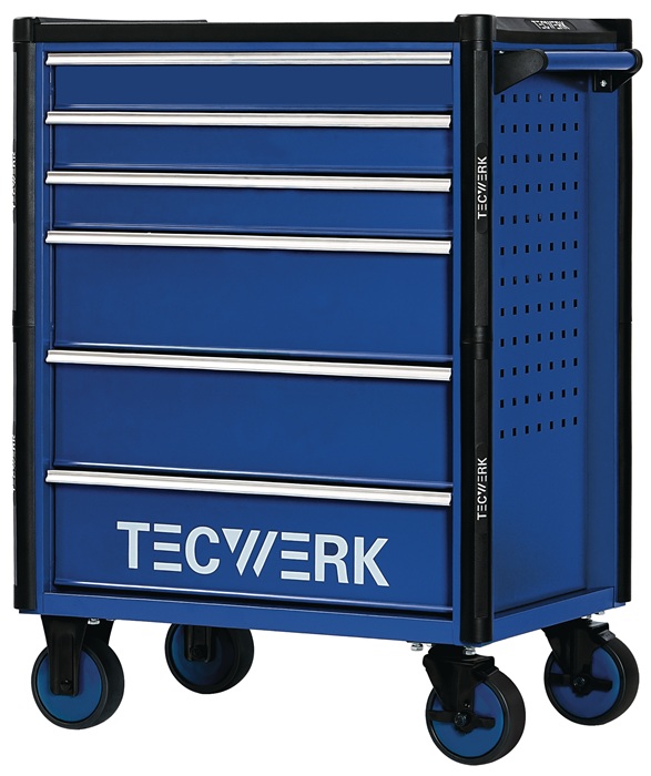 Werkzeugwagen TREND 2.0 B745xT475xH950mm 300kg 6Schubl.unbest.Stahlbl.TECWERK
