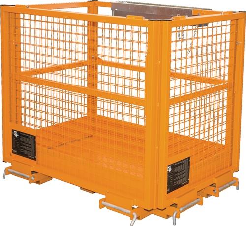 Arbeitsbühne B1305xT1040xH2355mm silber TZN Trgf.300kg f.beidseitige Aufnahme || VE = 1 ST