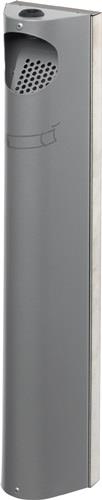 Wandascher B110xT85xH550mm silber verschließbar || VE = 1 ST
