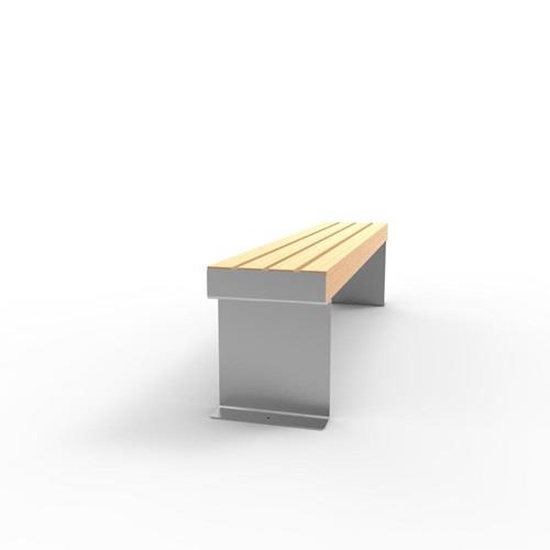 Hockerbank HO CUBE 80X100 DN L2000xB380xH500mm Lärche 68kg natur MEILLER || VE = 1 ST