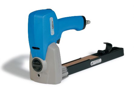 Pneumatischer Kartonverschlusshefter a.560PN | Für Klammern mit 15 und 18 mm Schenkellänge |