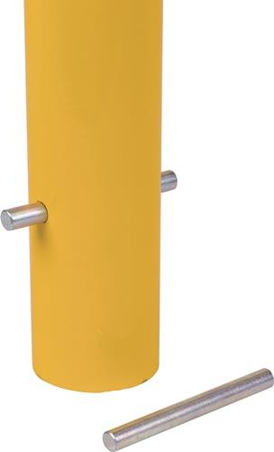 Rammschutzpoller H1600xB76xØ76mm gelb z.Bet.STA DANCOP || VE = 1 ST