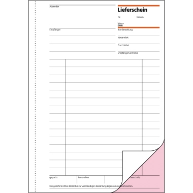 SIGEL Lieferschein LI525 DIN A5 2x50Blatt
