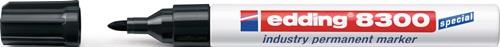 Industrie-Permanentmarker 8300 schwarz Strich-B.1,5-3mm Rundspitze EDDING || VE = 10 ST