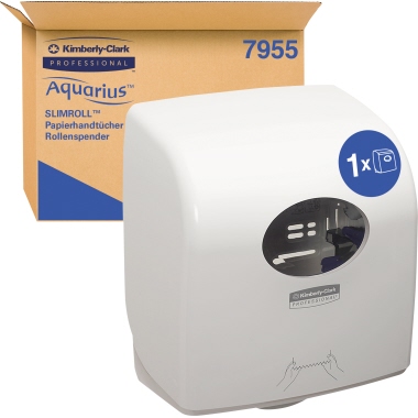 Aquarius Handtuchspender SLIMROLL weiß