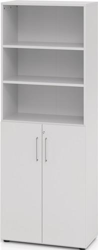 Schrank Teda-Z H2156xB800xT420mm lichtgrau 6 OH 2 Türen zerlegt || VE = 1 ST