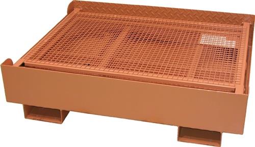 Arbeitsbühne B1210xT1275xH1995mm gelborange lack.Trgf.300kg faltbar BAUER || VE = 1 ST