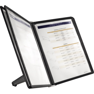 DURABLE Sichttafelständer SHERPA Soho 5 554001 DIN A4 schwarz