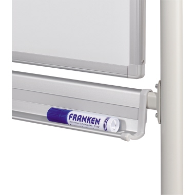 Franken Whiteboard ST204 120x180cm drehbar emailliert weiß