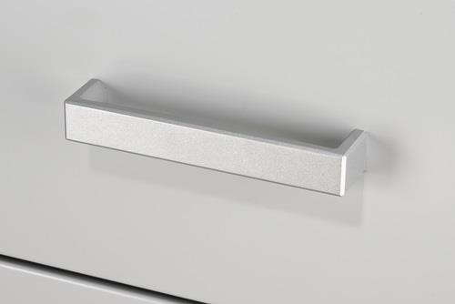 Hängeregistraturschrank H1050xB800xT600mm 2-bahnig grau/blau 3Schubl.o.Softeinz. || VE = 1 ST