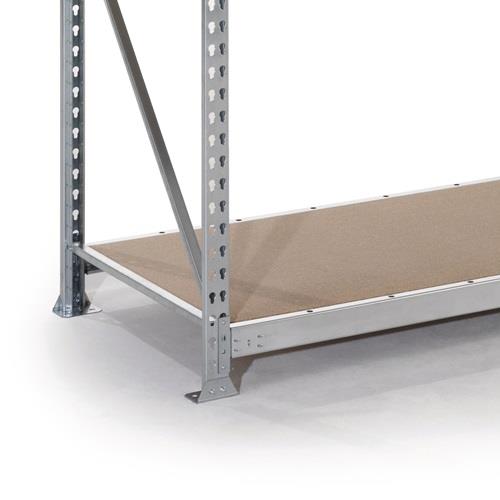 Weitspannregal H3000xB2600xT1050mm Grundregal 5 Spanplattenböden Trgf.490kg META || VE = 1 ST