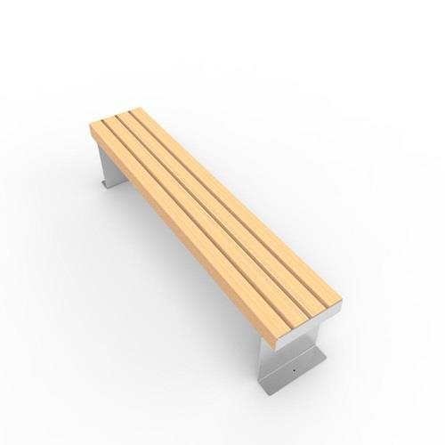 Hockerbank HO CUBE 80X100 DN L2000xB380xH500mm Lärche 68kg natur MEILLER || VE = 1 ST