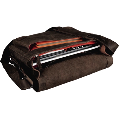Pride & Soul Notebooktasche BEN  47138 37x33x14cm Echtleder braun